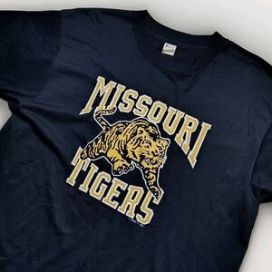 Vintage Missouri Tigers T Shirt XL Screen Stars NCAA College Tee Single Stitch